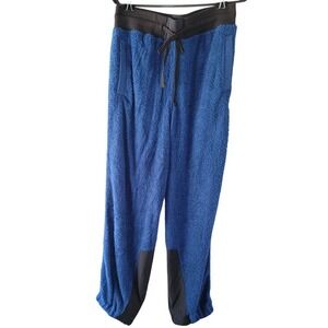 FP Movement Terry Joggers Cozy Lounge Pants Drawstring‎ Blue Black Size M